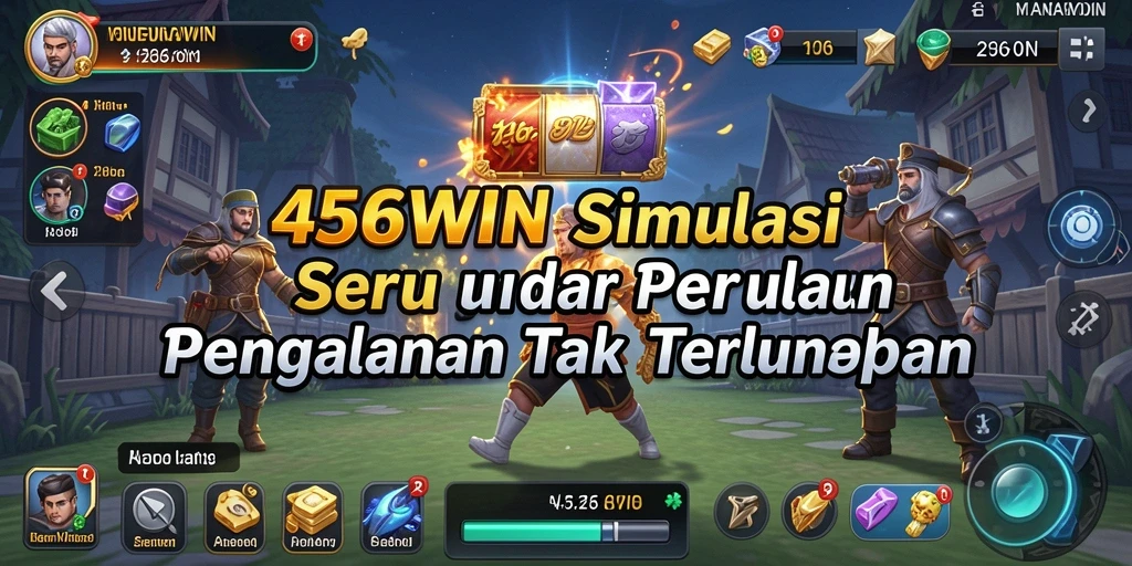Tampilan gameplay <strong>456WIN</strong> dengan lingkungan simulasi yang mendetail.