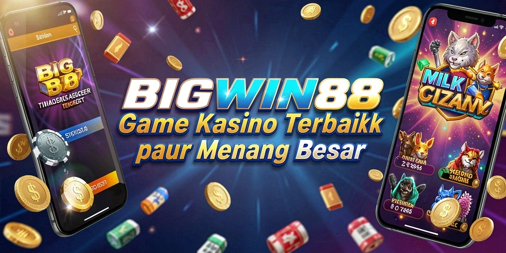 Screenshot utama BIGWIN88 menampilkan gameplay Kasino yang menarik.