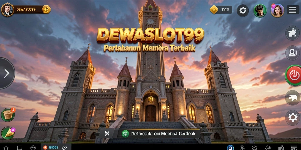 Tampilan gameplay DEWASLOT99 yang mendebarkan dalam pertempuran Tower Defense.