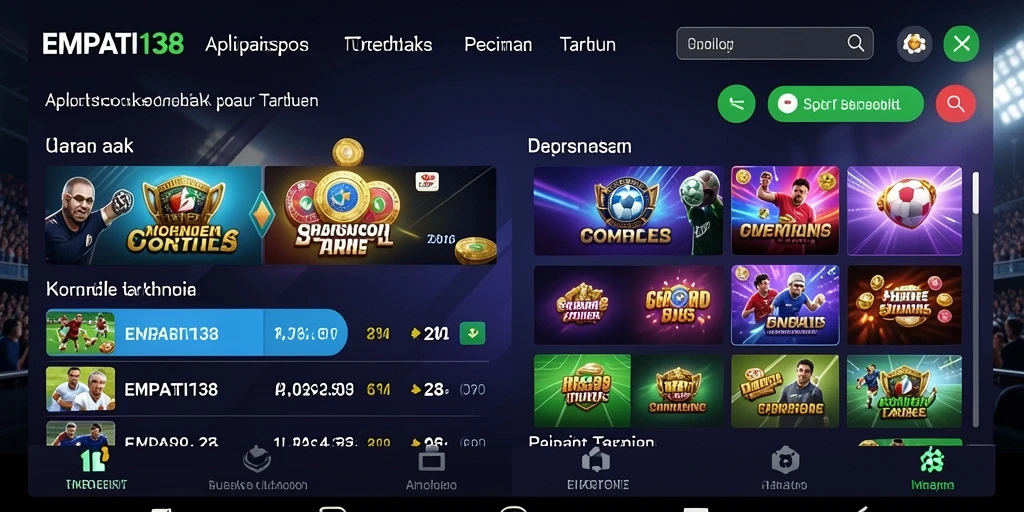Screenshot gameplay <strong>EMPATI138</strong> yang menampilkan taruhan langsung dan statistik.