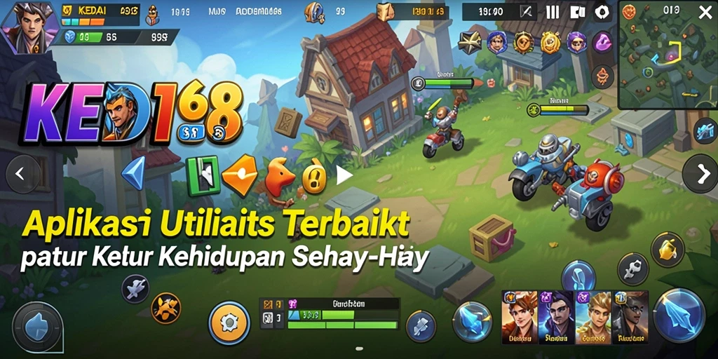 Tampilan antarmuka KEDAI168 yang sederhana dan intuitif.