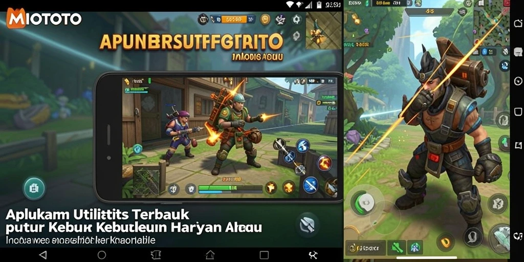 Tampilan antarmuka MIOTOTO yang sederhana dan fungsional.