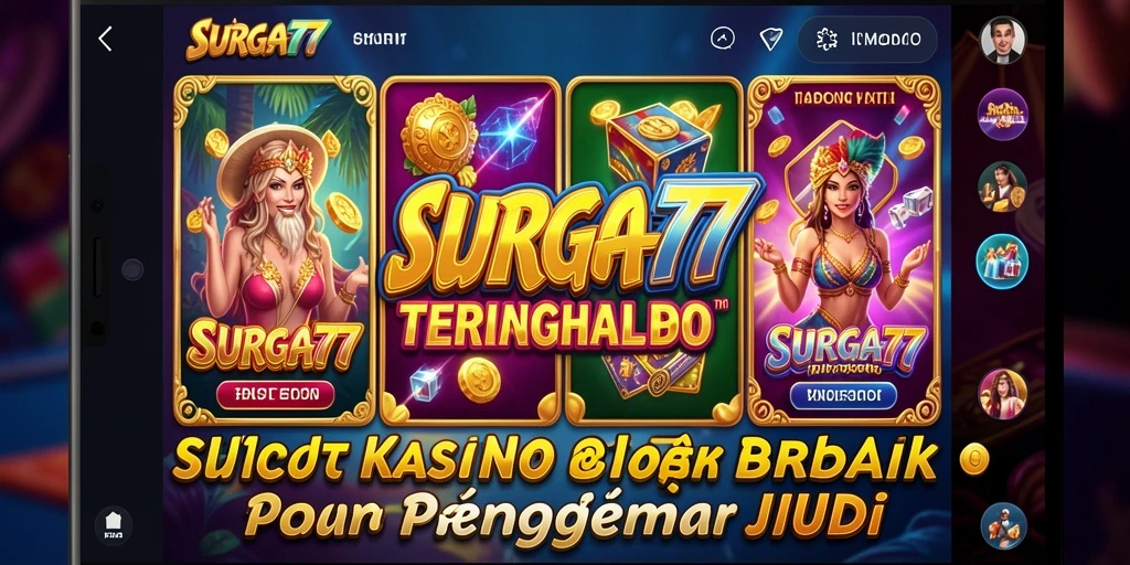 Tangkapan layar SURGA77 menampilkan gameplay slot yang mengasyikkan.