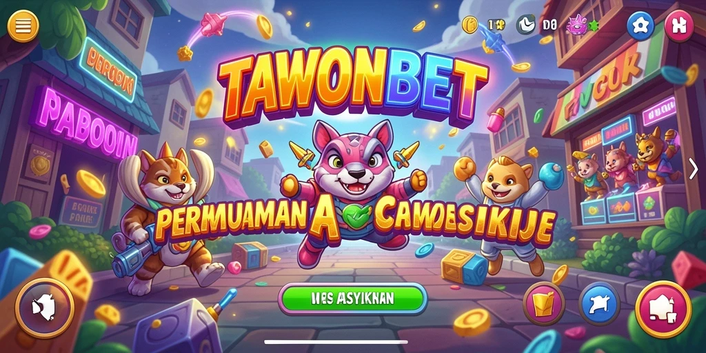 Screenshot gameplay TAWONBET menampilkan momen seru di permainan Arcade.