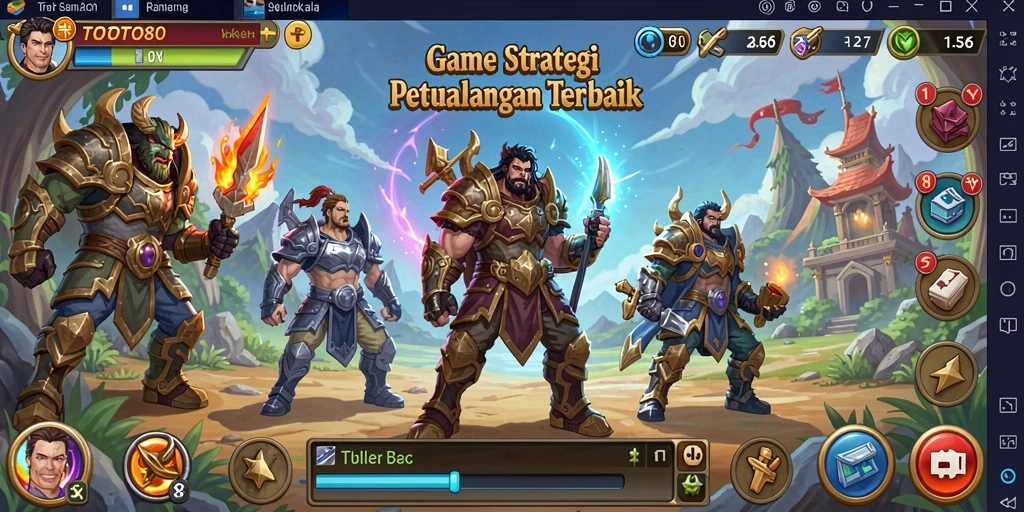 Tampilan gameplay seru di TOTO80 dengan strategi mendalam.